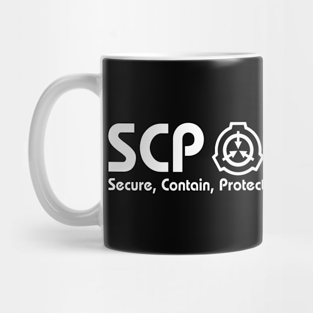 SCP Foundation Logo White Print by Pufahl